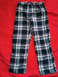 Bawełniane spodnie od piżamy Lupilu 110 w kratę