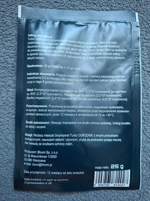 OKAZJA!!! Naturalne preparaty do roślin