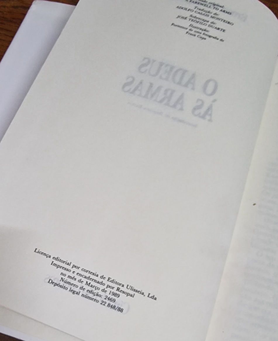O Adeus às Armas | Ernest Hemingway