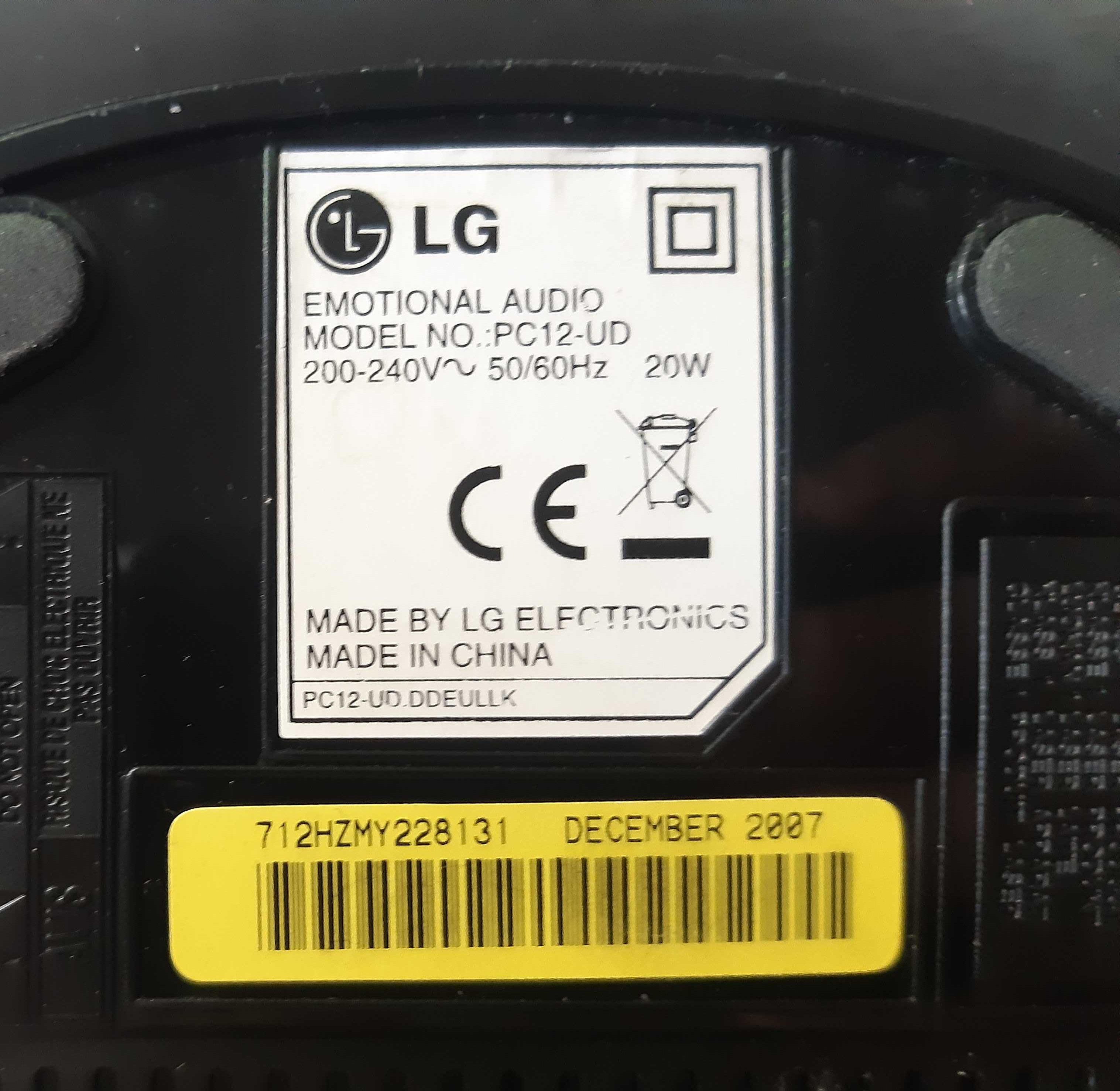 Магнітола LG PC12-UD