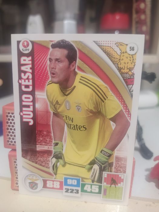 Júlio César sport Lisboa e Benfica 2015 carta panini