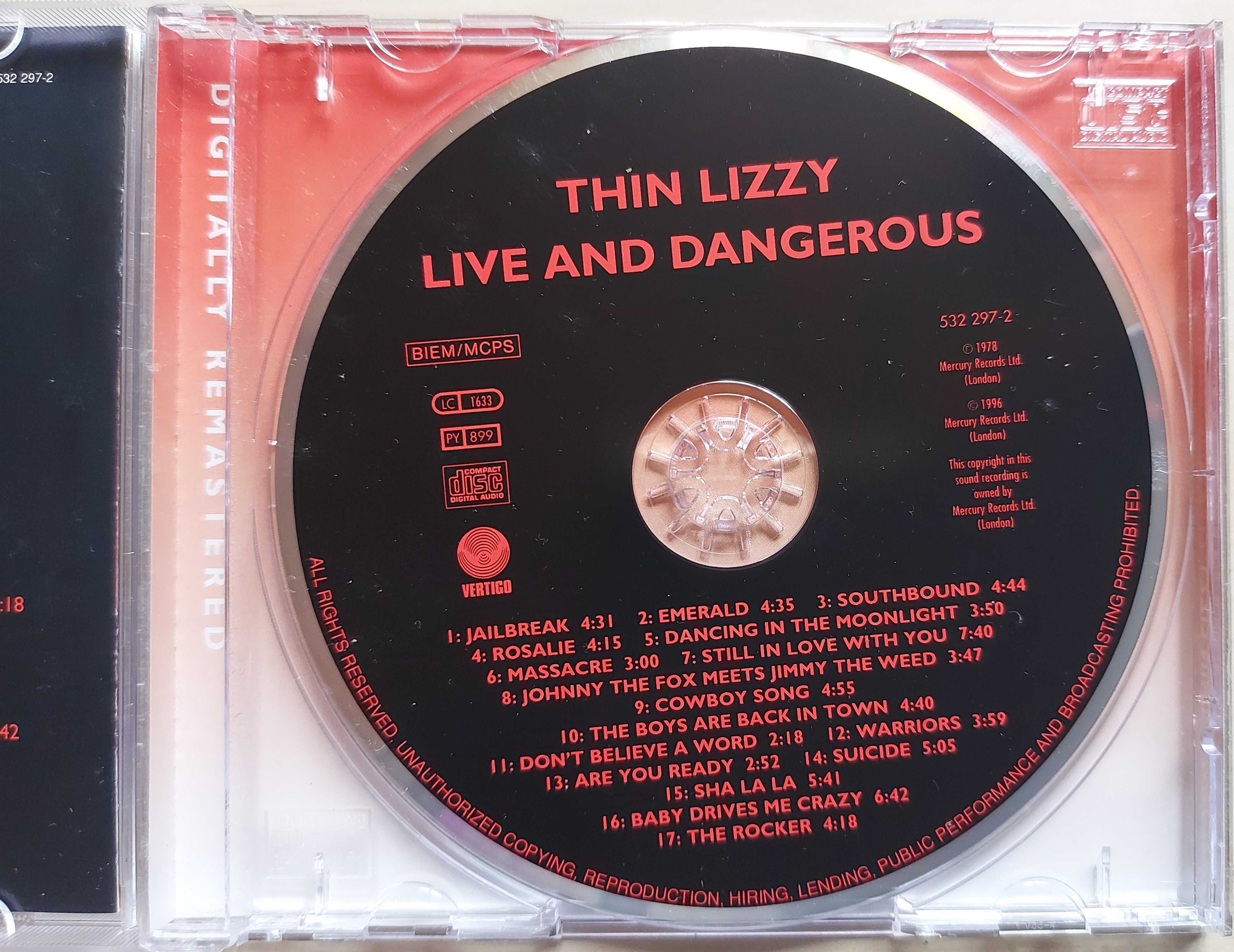 Thin Lizzy Live and dangerous w idealnym stanie - w planie Jailbreak