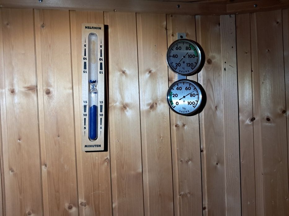 Sauna wewnętrzna narożnikowa