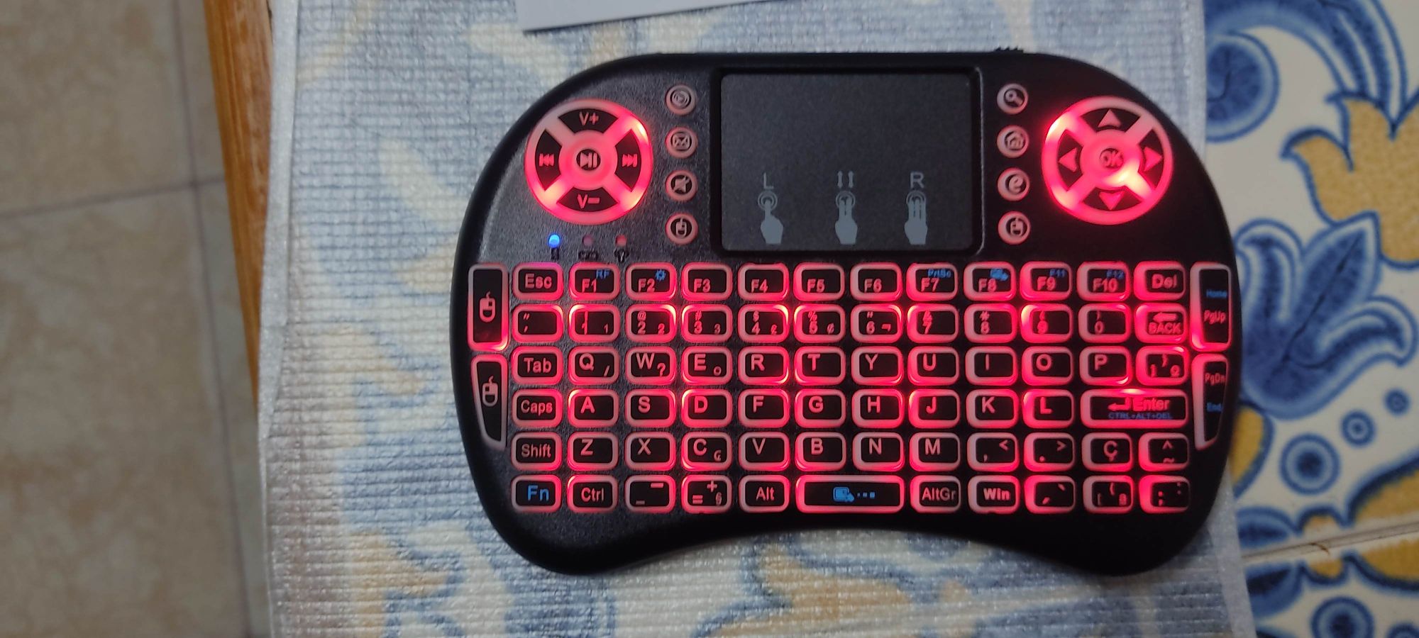 Air mouse com bateria