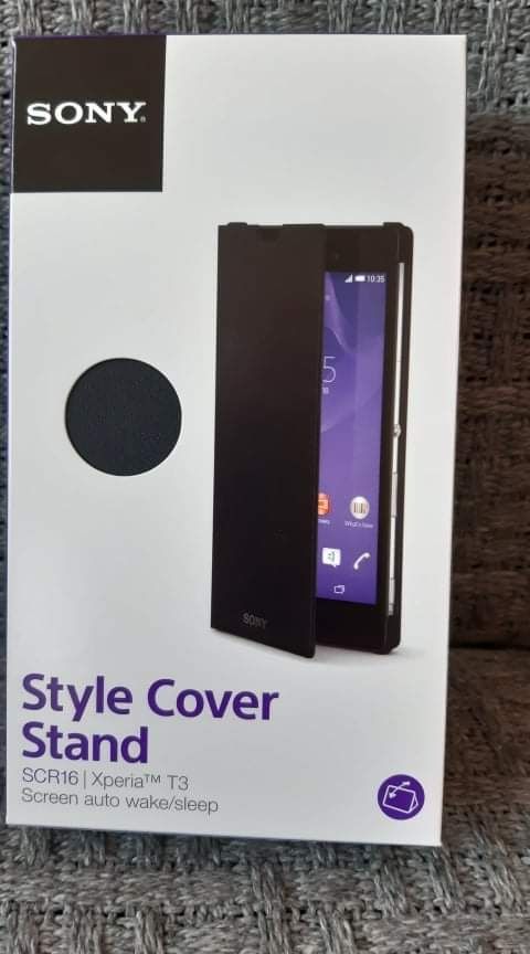 Nowe oryginalne etui do Sony Xperia T3 + szkło hartowane.