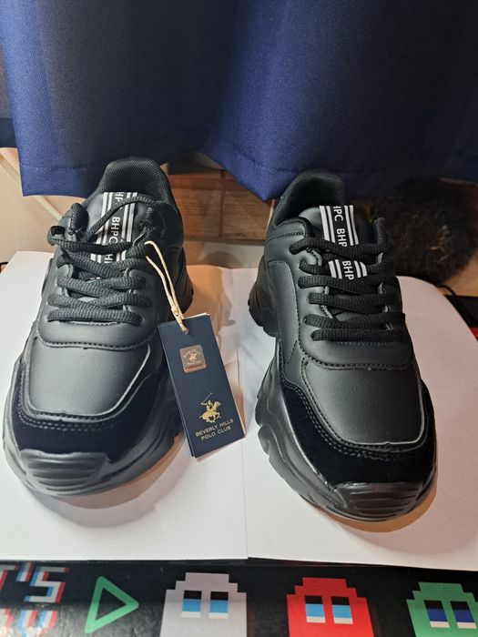 Czarne sneakersy Beverly Hills Polo Clubnowe rozmiar 41