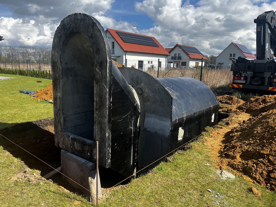 Ziemianka piwnica piwniczka ogrodowa betonowa