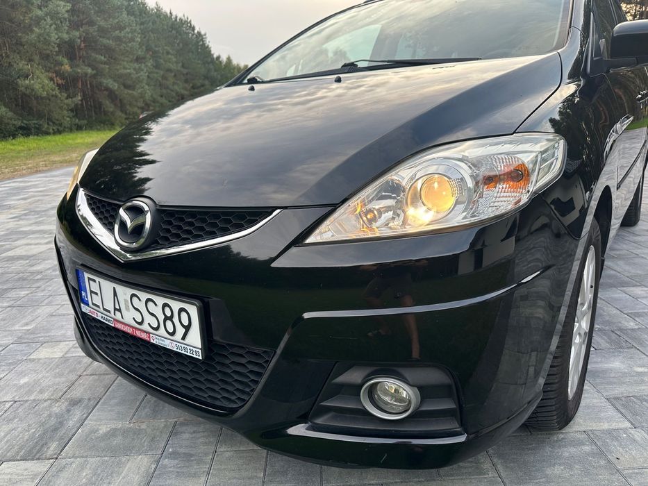 Mazda 5 Z Niemiec 2.0 benzyna  oryginalny lakier, bogata wersja wyposażenia