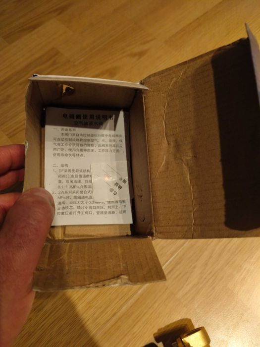 Zawór elektromagnetyczny 1/2"