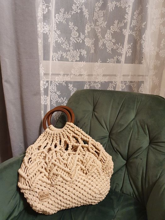 Torebka boho, makrama