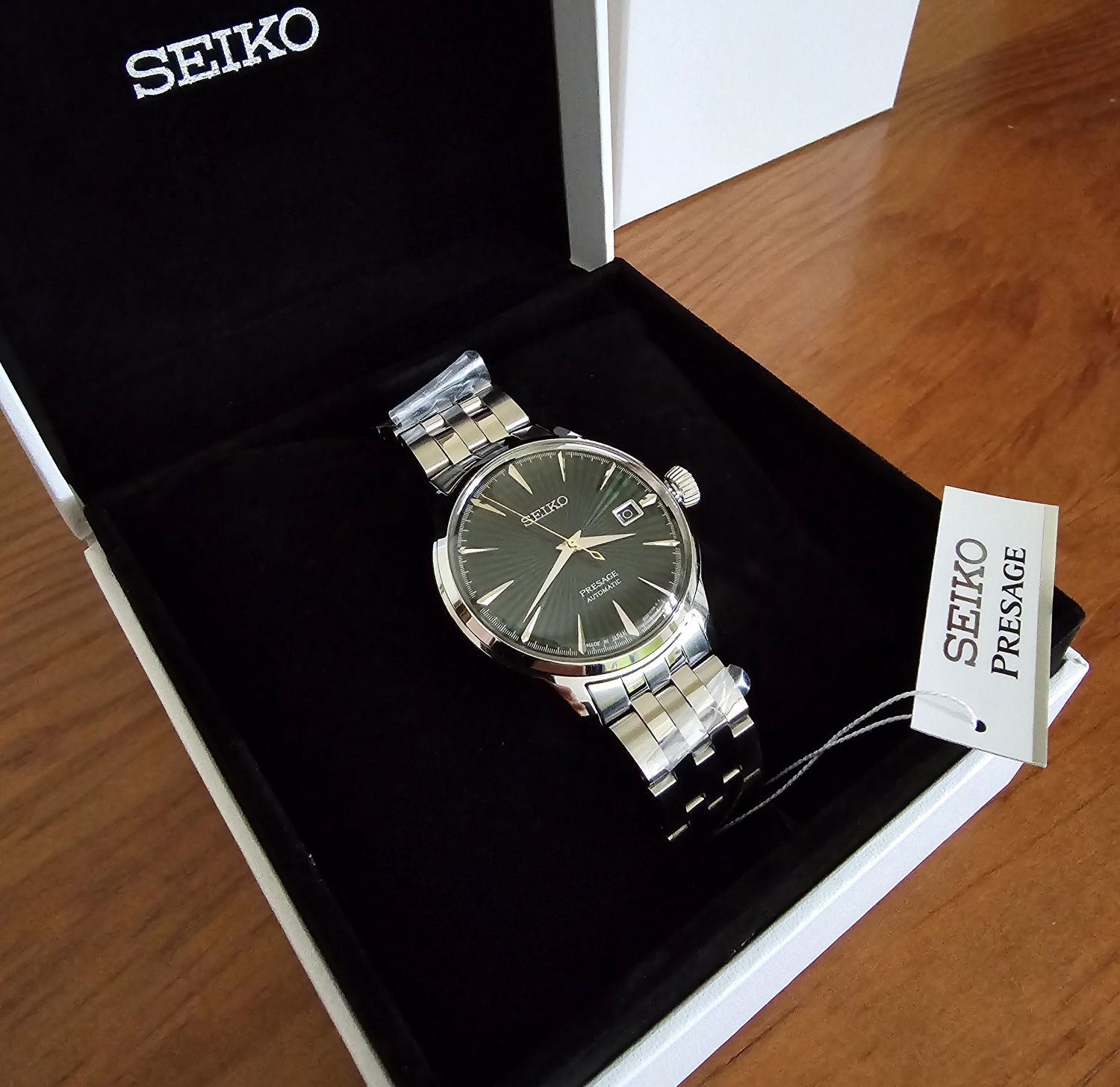 *NOVO* Seiko Presage Automatic SRPE15J1 Cocktail Mockingbird (40,5mm)