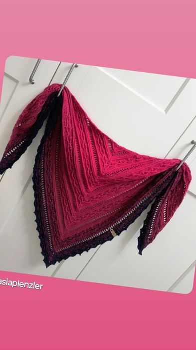 Chusta ręcznie robiona, szal ,otulacz