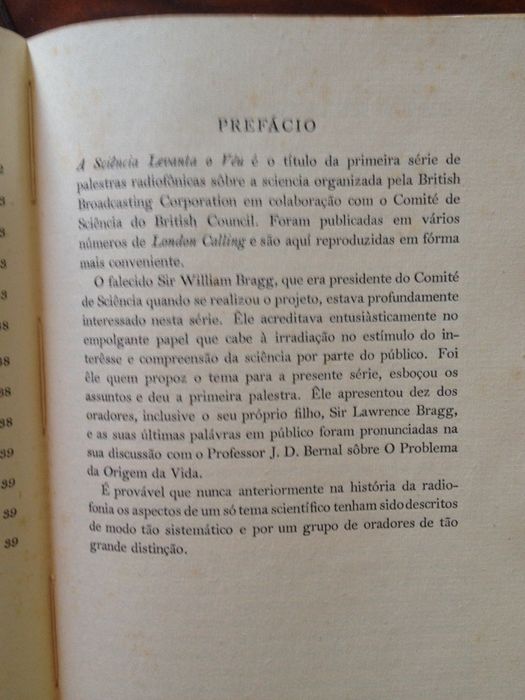 Sir William Bragg e outros - A sciência levanta o véu