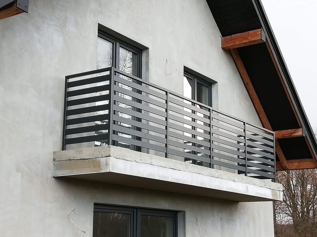 Balustrada balkonowa 100x20 ocynk malowana proszkowo