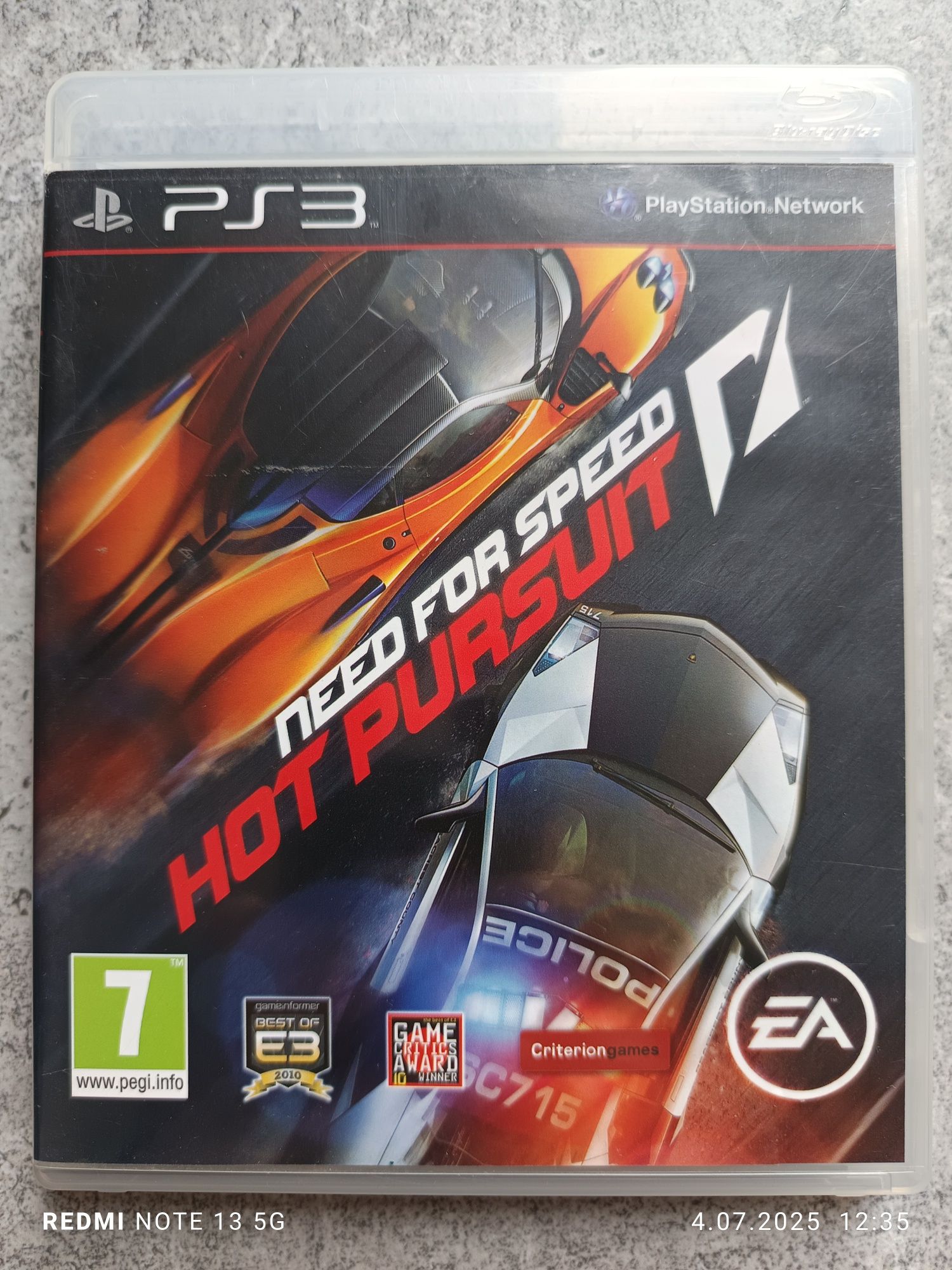 Need for Speed Hot Pursuit (PlayStation 3)