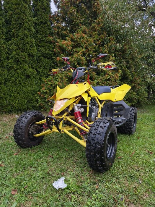 Suzuki ltr 450 po remoncie silnika