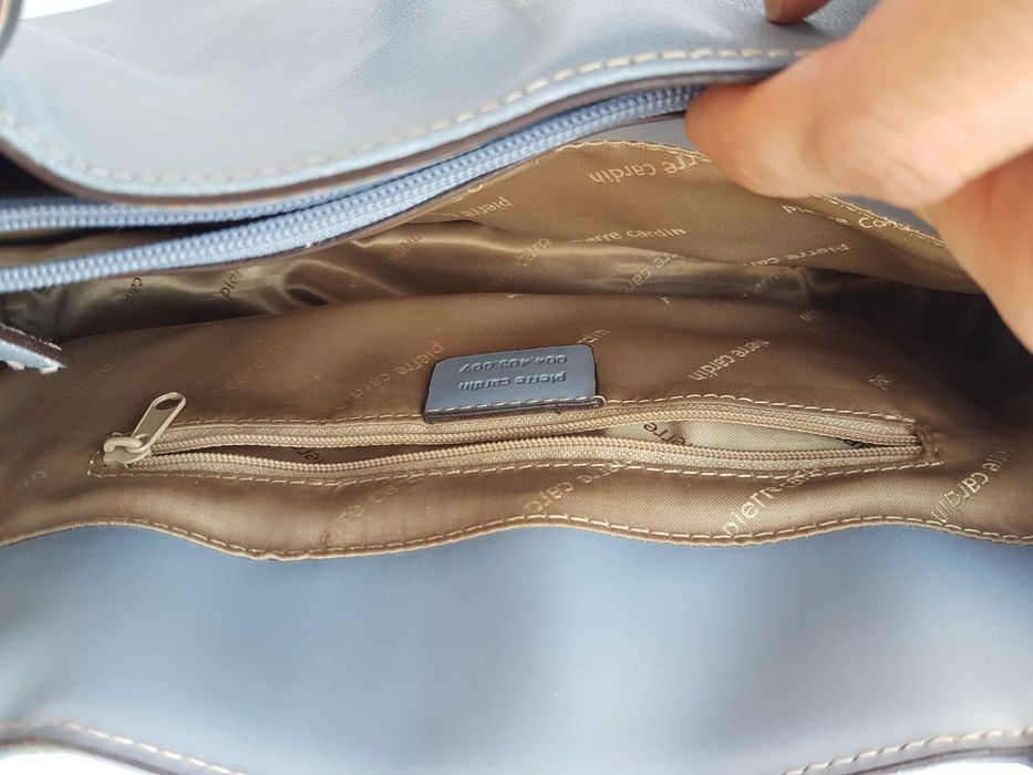 mala Pierre Cardin  cor azul bebe