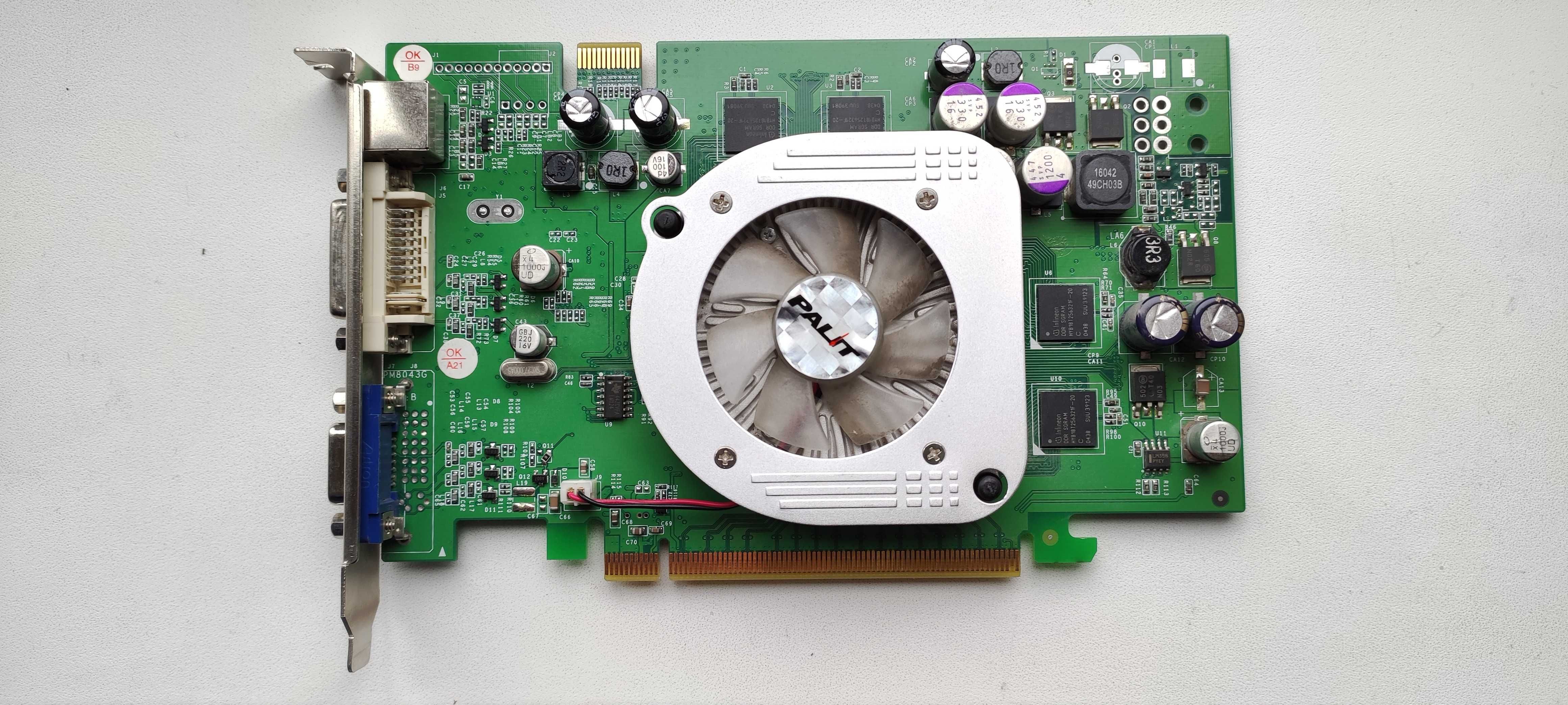 Видеокарта GeForce 6600GT, 128Mb GDDR3, PCI-E (128 bit)