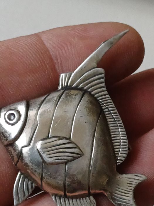 Srebrna broszka Sterling kolekcjonerska srebro