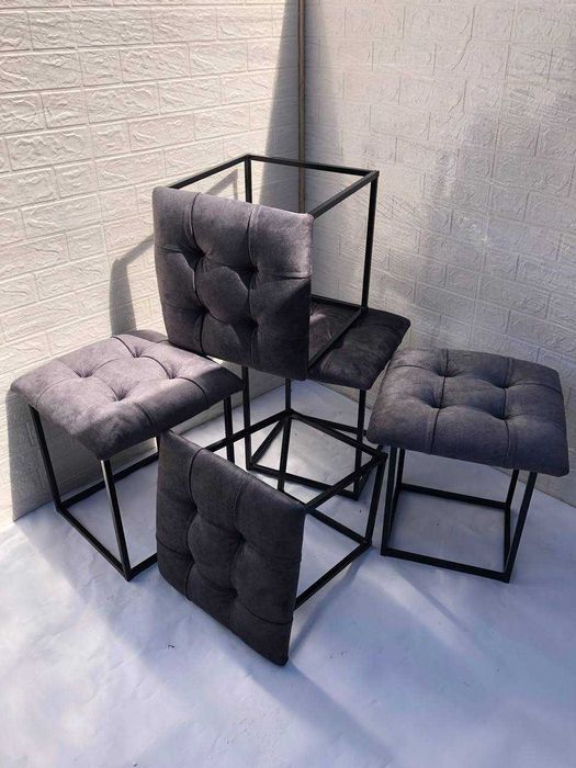 Пуф 5 в 1 Пуф-Трансформер набір стільців Антикіготь