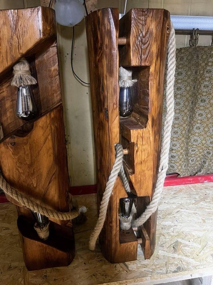 Rustykalne LAMPY wolnostojące