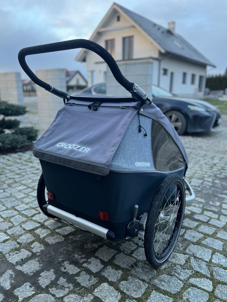 Przyczepka rowerowa wózek Croozer Vaaya Kid  2 Graphite Blue