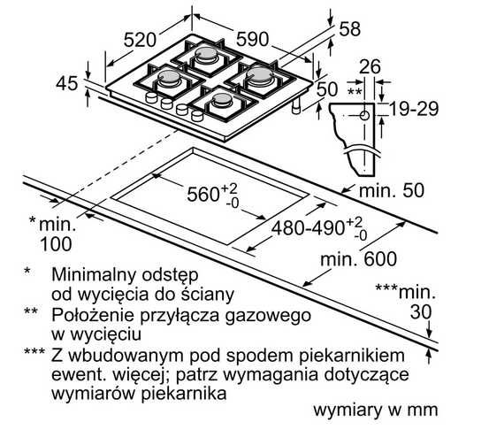 płyta gazowa BOSCH