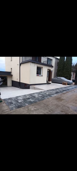 Kompleksowe usługi brukarskie, Układanie kostki