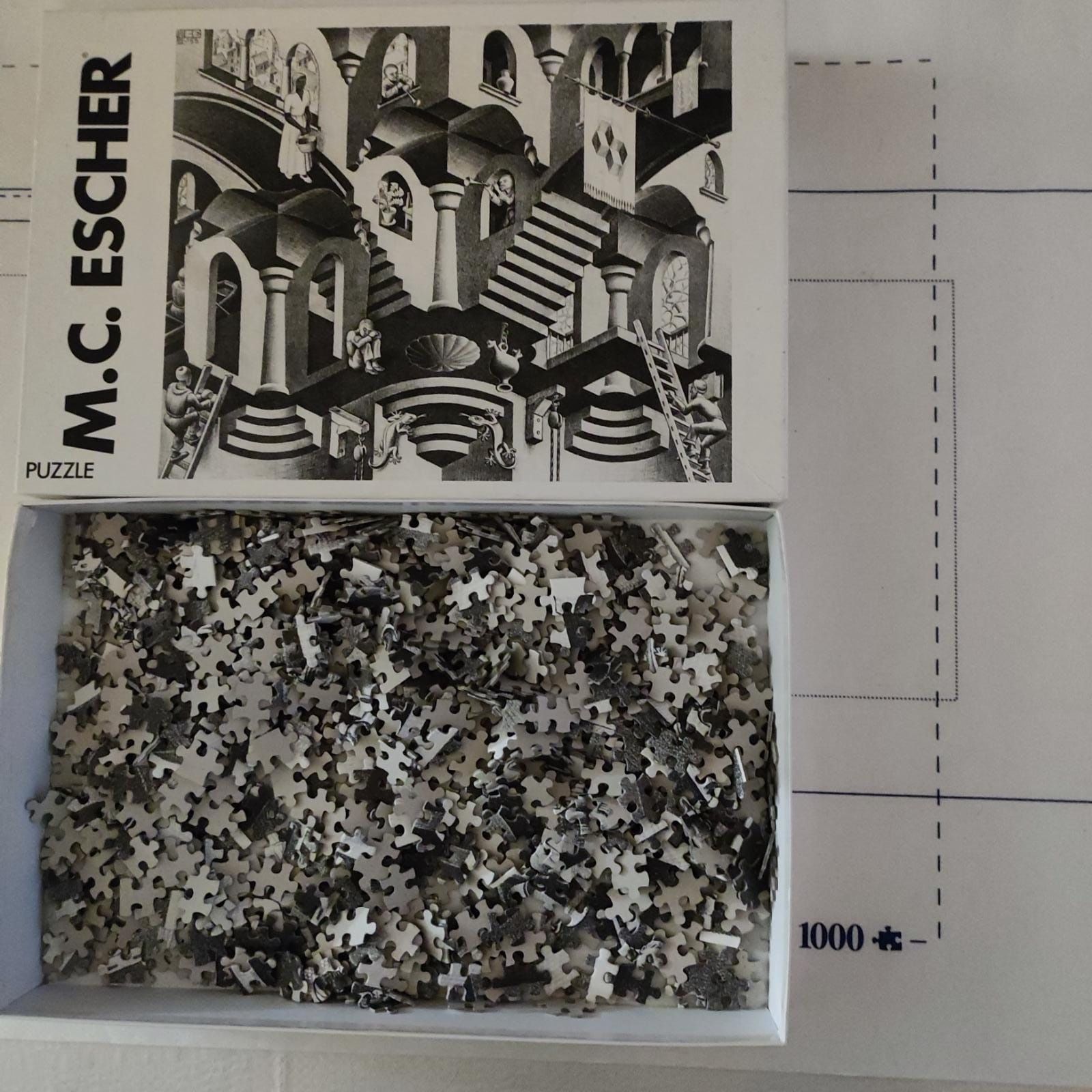 Puzzle de Mcdonald Escher - 
1000 Peças