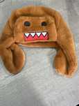 Шапка ушанка с домокуном, domo-kun y2k