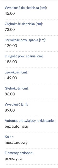 Sofa, łóżko, kanapa, amerykanka