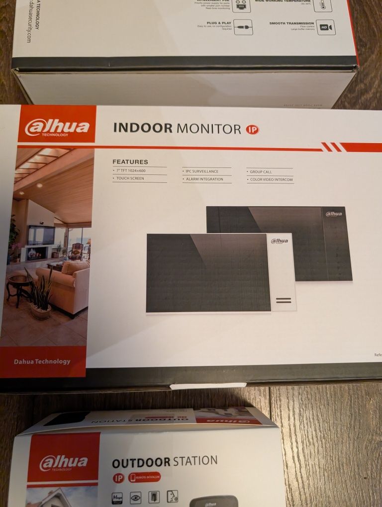 Wideodomofon IP DAHUA KTP02, Switch PoE, Aplikacja, Czytnik