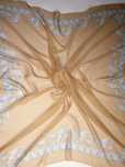 VALENTINA FIORE Water Silk Husta Apaszka Damska 114x117 cm Italy Szal