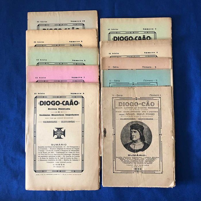 ANGOLA Diogo Caão Revista Ilustrada Assuntos Angolanos Pe. Ruela Pombo