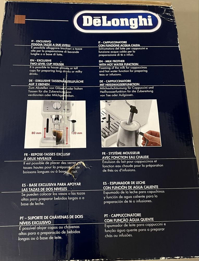 Ekspress do kawy, kolbowy, DeLonghi