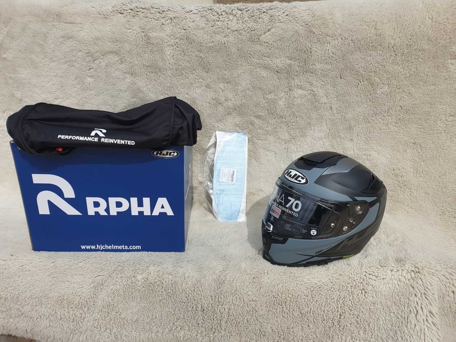 Hjc Rpha 70 Sampora , rozmiar S Kask motocyklowy z blendą