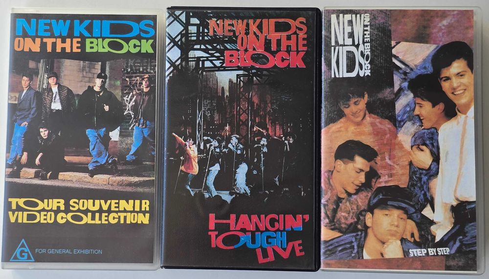 Kaseta Wideo VHS - New Kids on the Block ( 3 kasety)