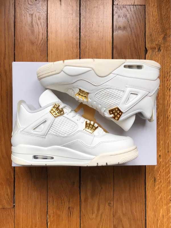 Jordan 4 Retro Metallic Gold 44