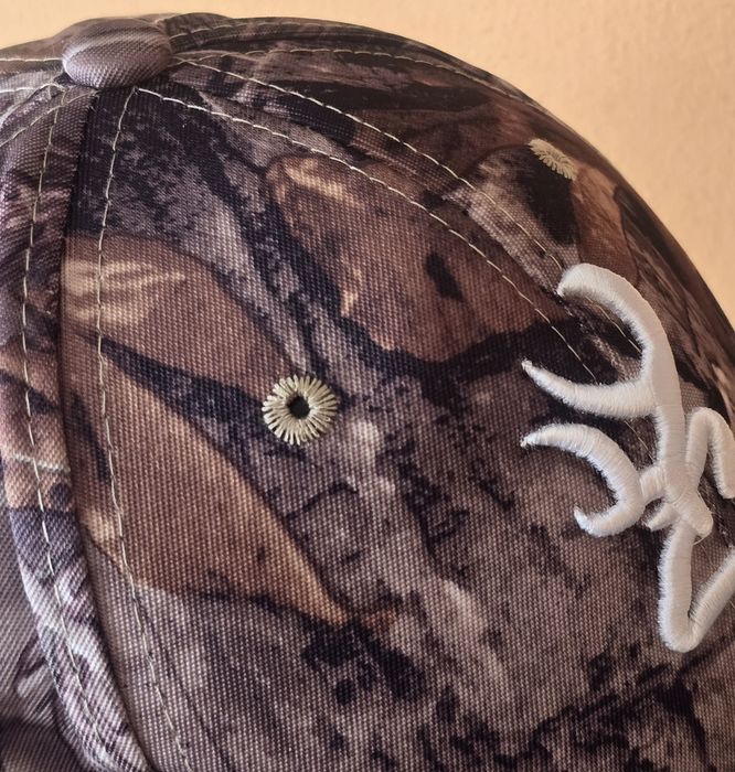 Czapka myśliwska wędkarska na polowanie zasiadkę. CAMO Kamuflaż. 1SIZE