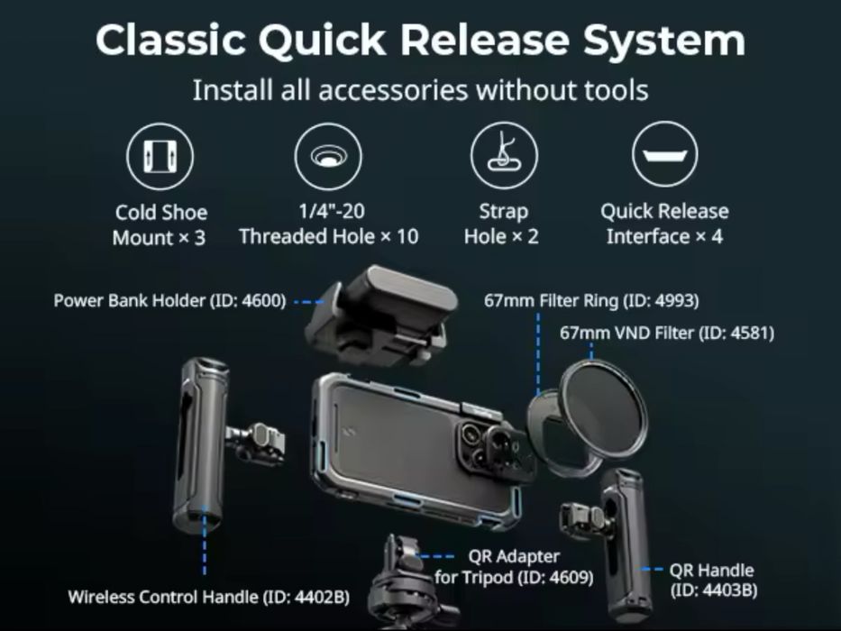 Клітка SmallRig cage для камери відео айфон 15 16 Pro / Pro Max