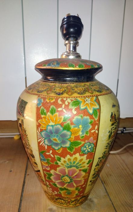 Lampa porcelanowa chińska vintage