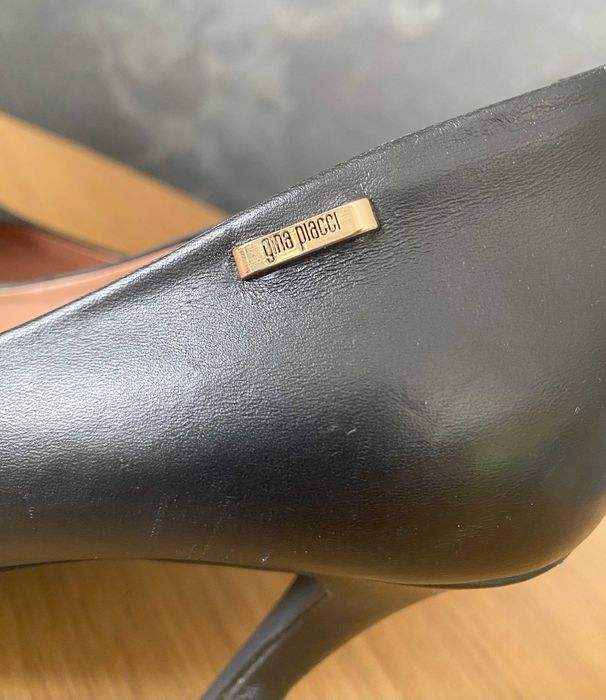 Eksbut GINA PIACCI czarny r.38 1/2 czarna szpilka , Zara , elegancka