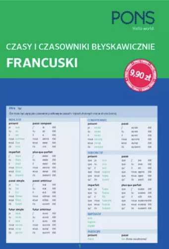 Czasy i czasowniki błyskawicznie. Francuski PONS - praca zbiorowa