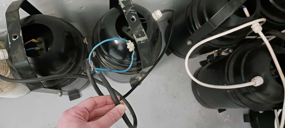 Focos luz de palco, holofotes, projectores de estúdio