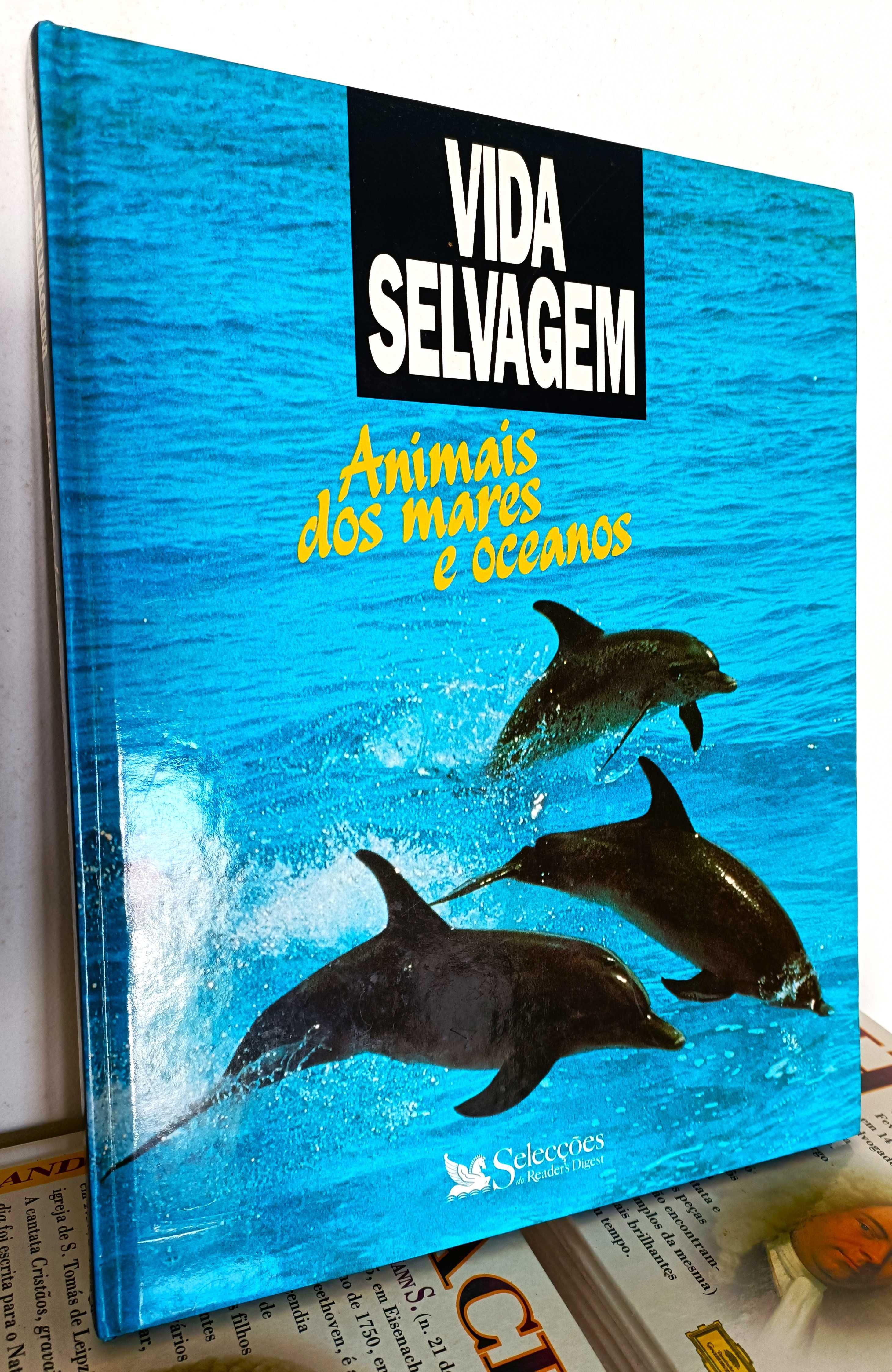 Livro Grande "Vida Selvagem - Animais dos Mares e Oceanos"