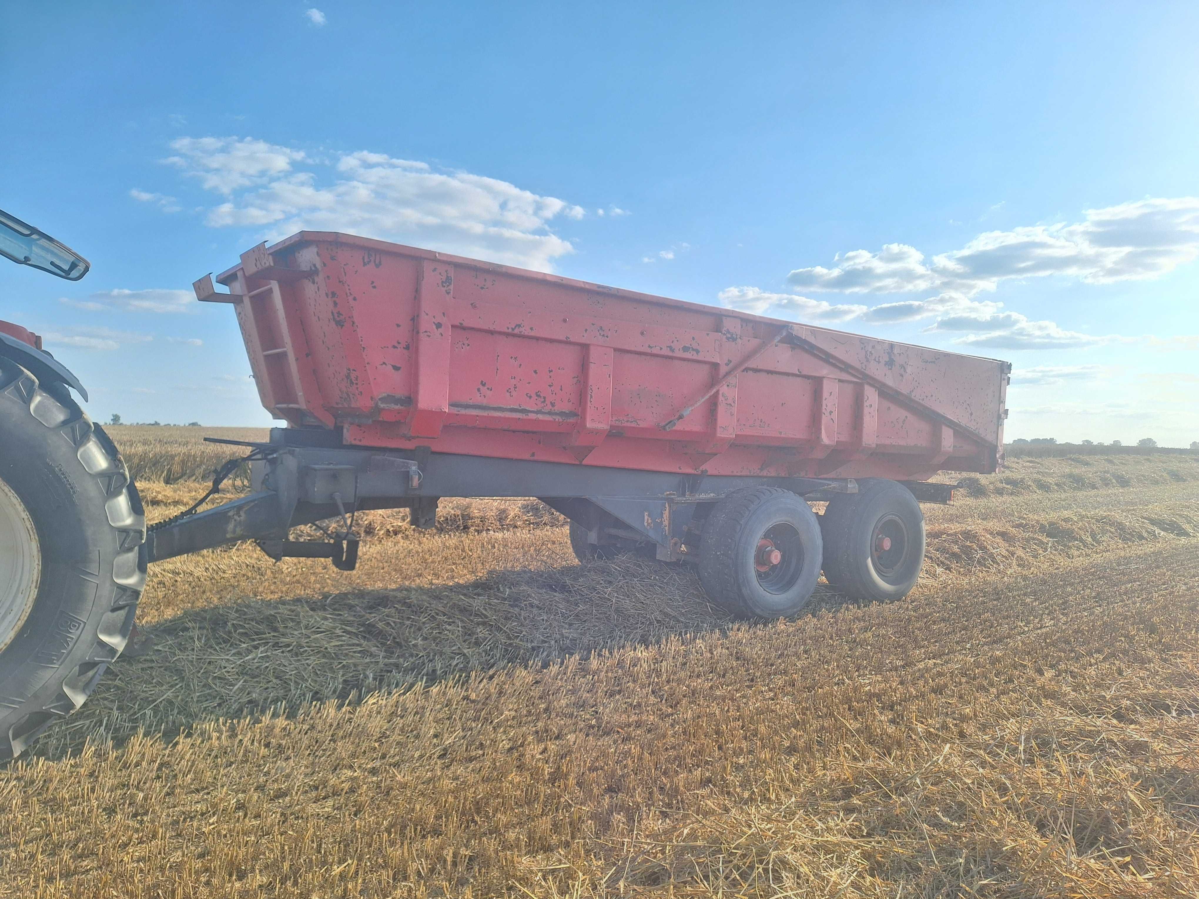 przyczepa wywrotka rolnicza tandem knapik 18 ton + nadstawki