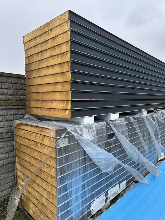 Płyta Warstwowa 10 cm ścienna GRAFIT 7016 Ostrów Wlkp MILICZ KROTOSZYN