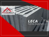 LECA PUSTAK ŻUŻLOWY - żużlobeton, keramzyt, betonowy