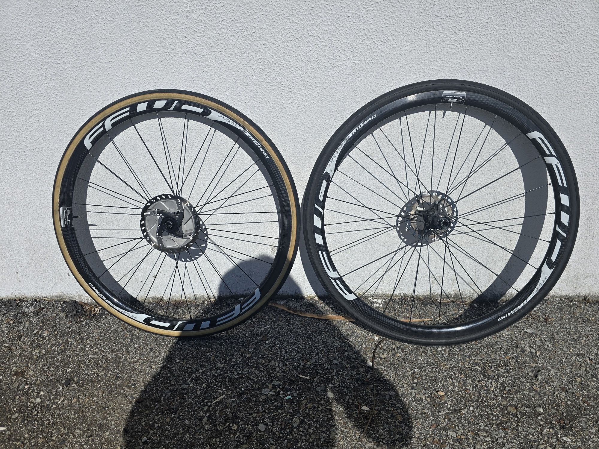 Rodas de carbono de disco tubular