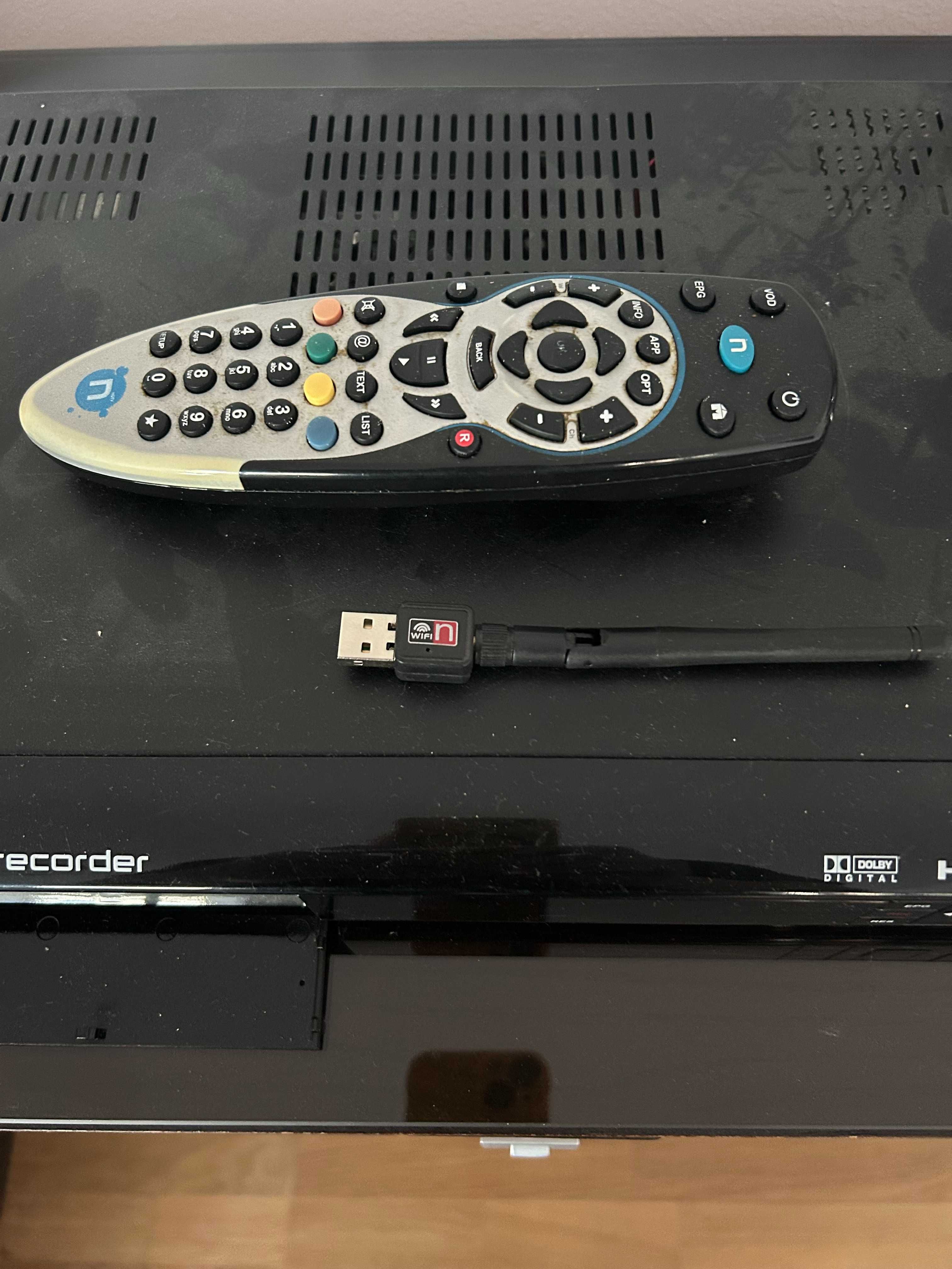 Dekoder nbox hdtv recorder z HDD i WiFi